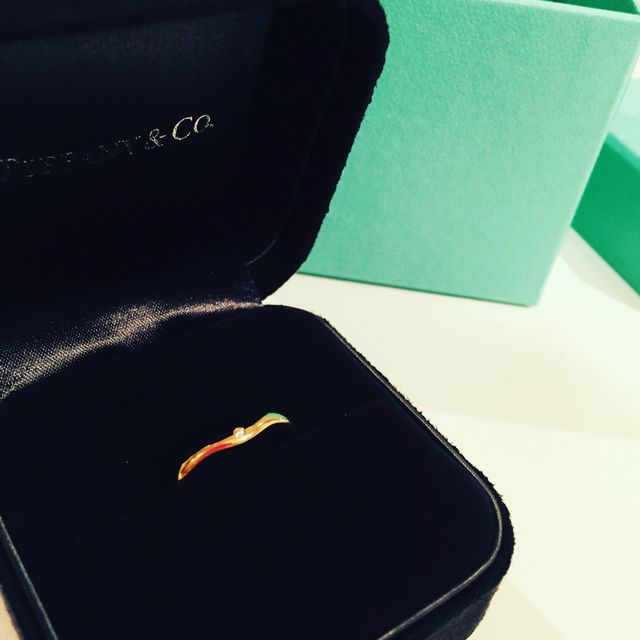 【ティファニー(Tiffany & Co.)の口コミ】 昔から結婚指輪はティファニーに憧れていたので、ブランドはティファニー…