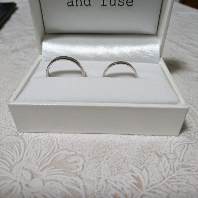 【湘南彫金工房 andfuseの口コミ】 シンプルなデザインで毎日つけていても飽きがこないものにしたかったので…