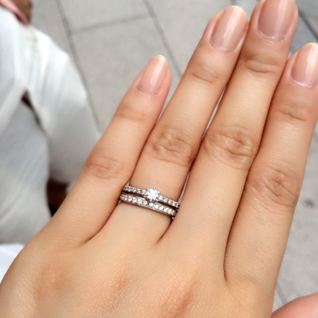 【4℃ BRIDAL(ヨンドシーブライダル)の口コミ】 理想のデザインがぴったりあったので一目惚れでした！
店内にはたくさん種…