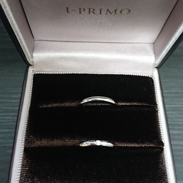【アイプリモ(I-PRIMO)の口コミ】 自分の手が小さいので、シンプルな細めのストレートタイプのリングがいい…