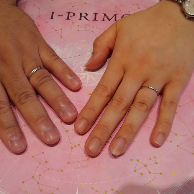 【アイプリモ(I-PRIMO)の口コミ】 あまり高価でないｼﾝﾌﾟﾙなﾏﾘｯｼﾞﾘﾝｸﾞを選びました。ﾀﾞｲﾔやｷﾗｷﾗは控えめを希…