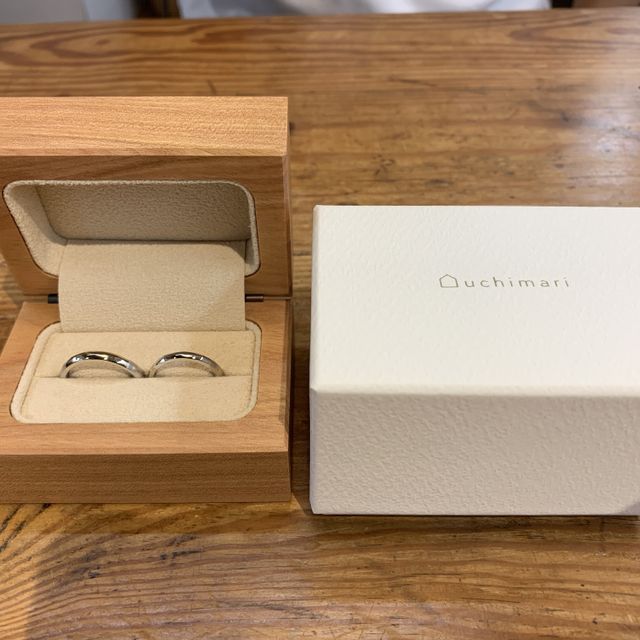 【uchimari(ウチマリ)の口コミ】 素材で悩んだ時に、どうしてもプラチナとシャンパンゴールドを使いたかっ…