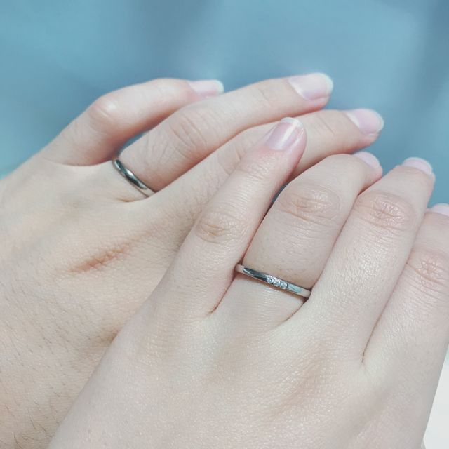 【canal4℃(カナルヨンドシー)の口コミ】 ずっと身につけるものなので、どのシーンにも合うシンプルなデザインが良…