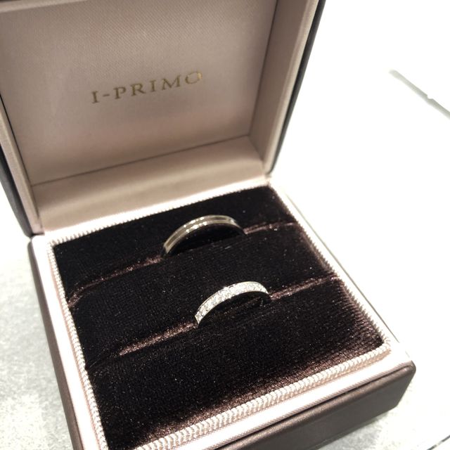 【アイプリモ(I-PRIMO)の口コミ】 とってもとってもキレイなパエンナ。ハーフエタニティで探していたわたし…