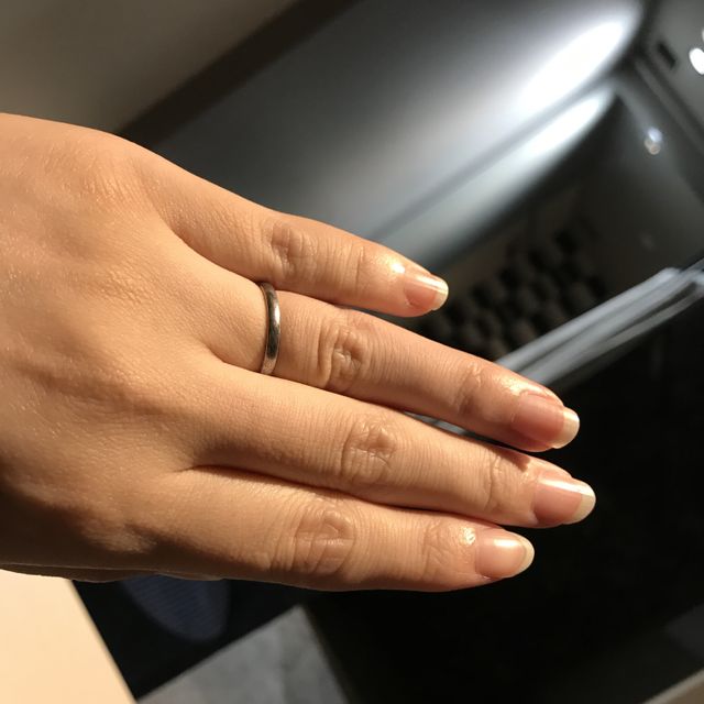 【TANZO.(鍛造指輪)の口コミ】 入籍指輪としてプレゼントいただき、一月着用してサイズの確認をしました…