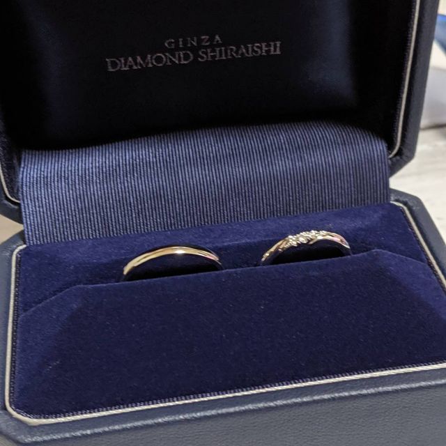 【銀座ダイヤモンドシライシの口コミ】 来店前にどの指輪がいいかカタログで何回もチェックして
行きましたが、実…