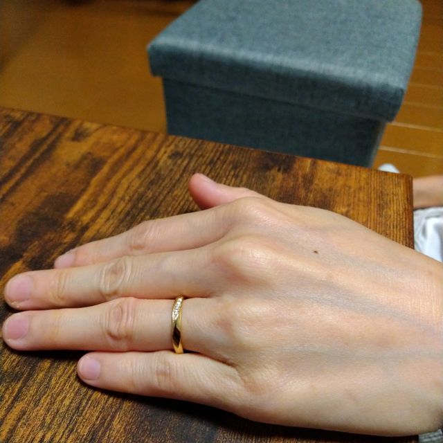 【アイプリモ(I-PRIMO)の口コミ】 お互いの意見が一致したリングだったので。お互い好きなデザインのものを…