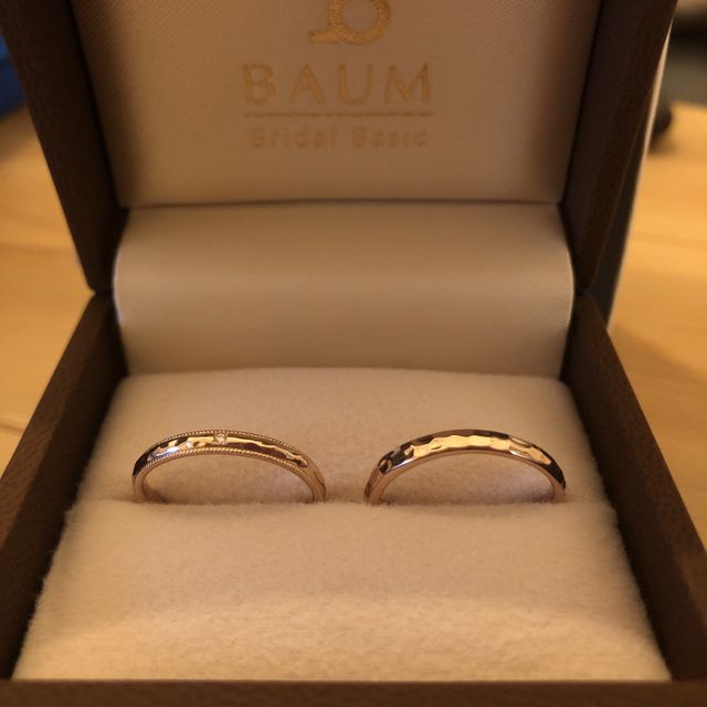 【BAUM(バーム)の口コミ】 いろんな指輪を見た中で、この指輪を見た瞬間一目惚れして、これに決めま…