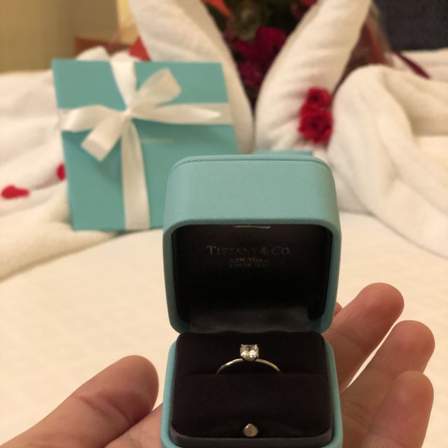 【ティファニー(Tiffany & Co.)の口コミ】 令和元年記念 今年Tiffany&Co が出したニューデザインを
希望通りの4C…