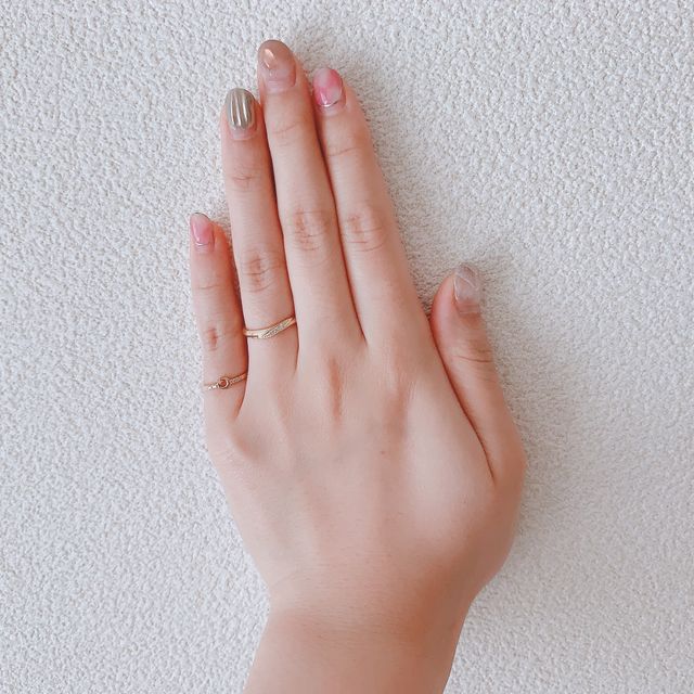 【アイプリモ(I-PRIMO)の口コミ】 イエローゴールドのウェーブでダイヤが3石程ついている指輪が欲しくてずっ…