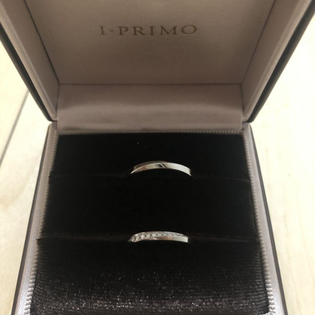 【アイプリモ(I-PRIMO)の口コミ】 ペアのデザインが気に入りました！2人の意見が揃うものがなかった中、プシ…