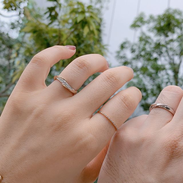 【アイプリモ(I-PRIMO)の口コミ】 ピンクゴールドを希望しておりましたがファッションリング感が強すぎるの…