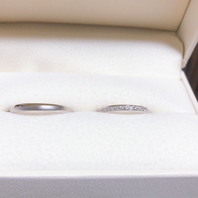 【RosettE(ロゼット)の口コミ】 ダイヤがすごく綺麗に輝いていて、一目惚れをしました。つけ心地もすごく…