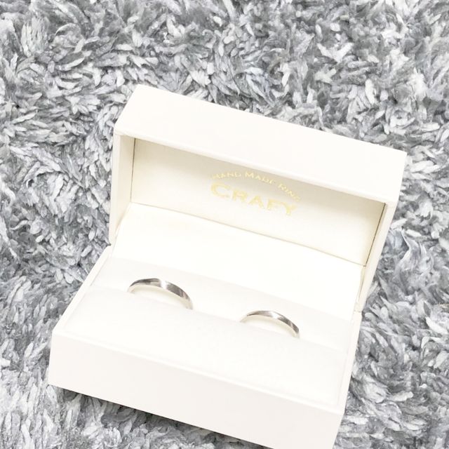 【CRAFY(クラフィ)の口コミ】 ブランドものにこだわりがなかった私たちは、思い出にこだわろうと結婚指…