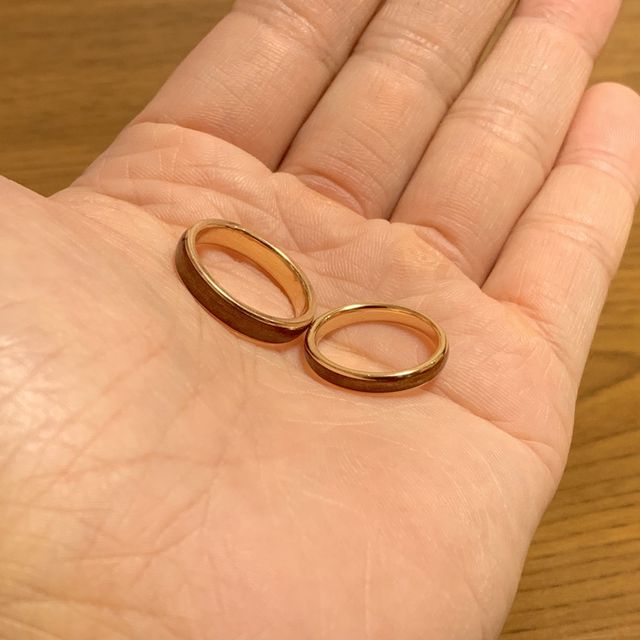 【NENRINの口コミ】 年輪の色合い、雰囲気に一目惚れして決めました。一般的なシルバーの指輪…