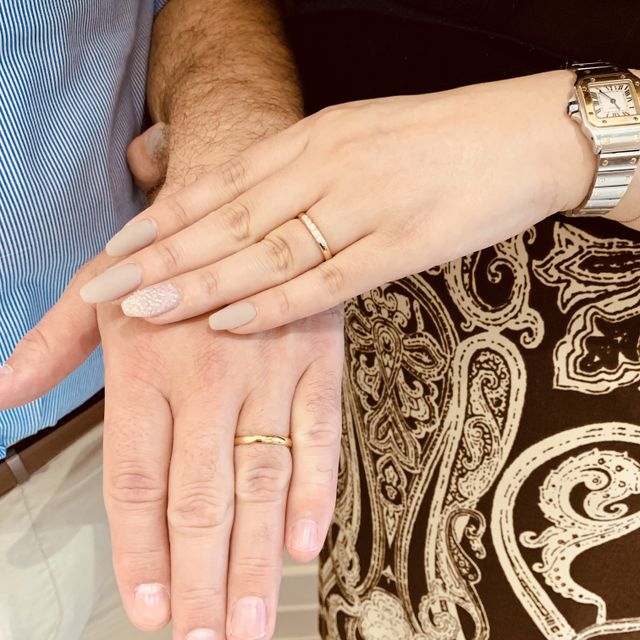 【ラザール ダイヤモンド(LAZARE DIAMOND)の口コミ】 シンプルかつゴージャスな指輪を探していました。しかも絶対にピンクゴー…