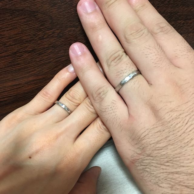 【uchimari(ウチマリ)の口コミ】 八角形の手作りリングにしました。8日生まれなことと、末広がりの縁起のい…