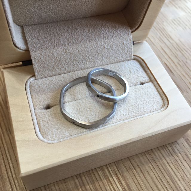 【uchimari(ウチマリ)の口コミ】 八角形の手作りリングにしました。8日生まれなことと、末広がりの縁起のい…