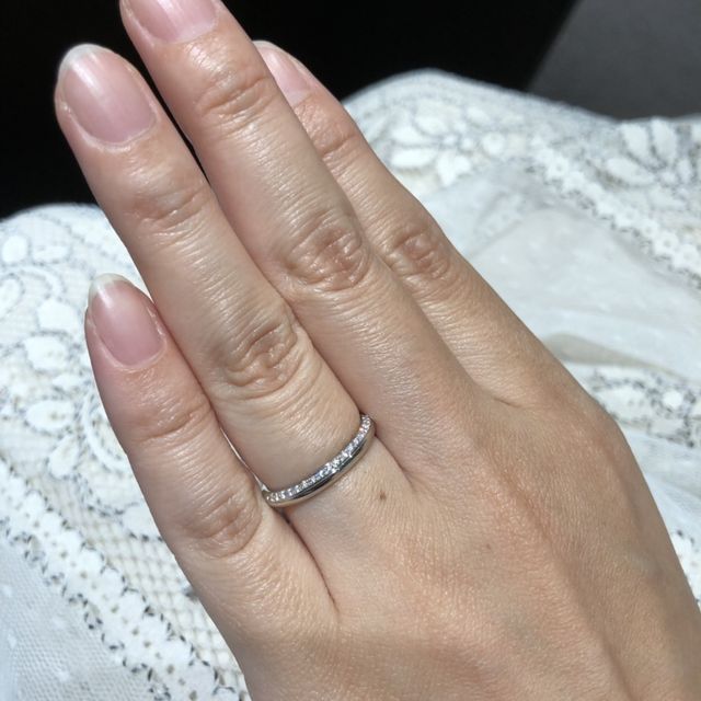 【アイプリモ(I-PRIMO)の口コミ】 ストレートでダイヤもまっすぐのラインで付いているものが良かったのです…