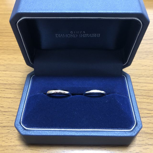【銀座ダイヤモンドシライシの口コミ】 シンプルかつ、可愛い指輪を探していたところ、こちらの指輪を紹介して頂…