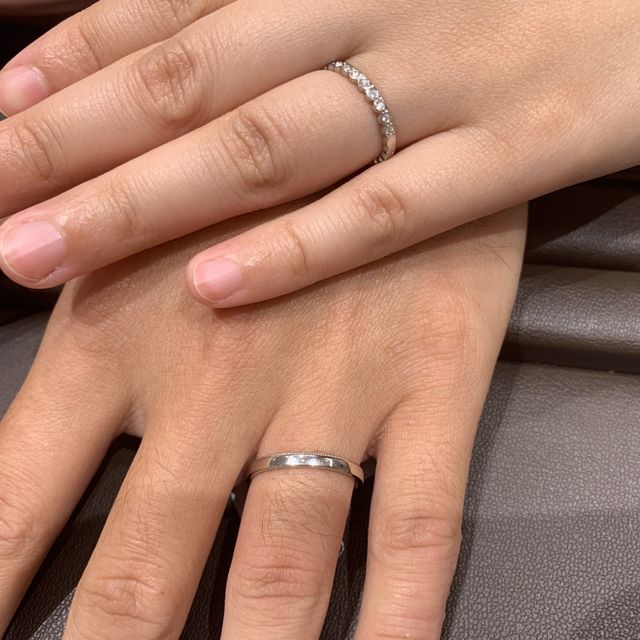 【アイプリモ(I-PRIMO)の口コミ】 ハーフエタニティが欲しくて、人と被らないようなデザインが良かったので…