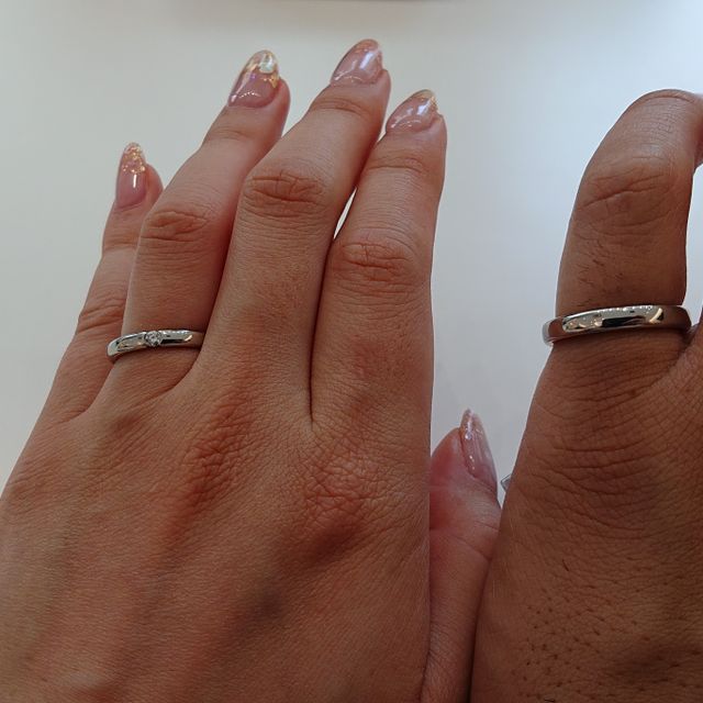 【GRACIS(グラシス)の口コミ】 ドイツのブランドのリングをつけたのですがシンプルで歳をとってもずっと…