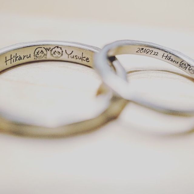 【uchimari(ウチマリ)の口コミ】 自分達の好みの色合いや、
デザインにすることのできる手作りの指輪は
特…
