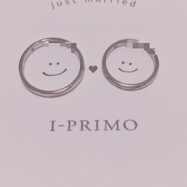 【アイプリモ(I-PRIMO)の口コミ】 2人の指輪を重ね合わせると模様が合わさるようになっている。
また、小さ…