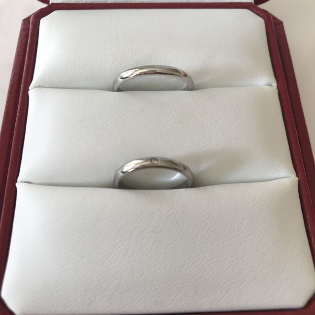 【カルティエ(Cartier)の口コミ】 シンプルなデザインを探して、様々なブランドのものを試着しました。試着…