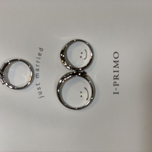 【アイプリモ(I-PRIMO)の口コミ】 お互いの指につけた時のフィット感、デザインが気に入り購入させて頂きま…