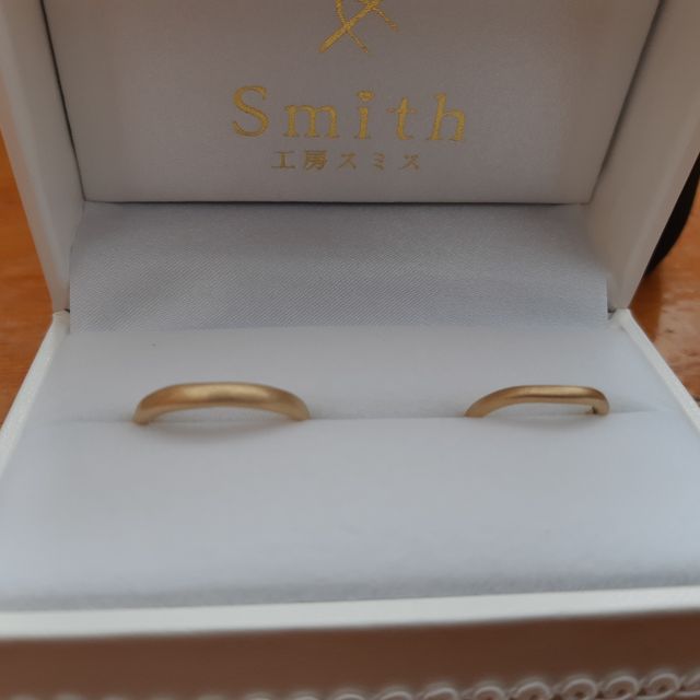 【Smith(工房スミス)の口コミ】 特に指輪のブランドにこだわりがなく、それならふたりの記念にもなるよう…