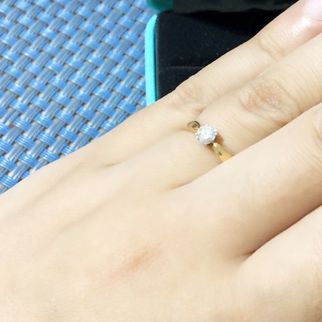 【ティファニー(Tiffany & Co.)の口コミ】 婚約指輪はティファニー、と私がすでに提示をしていたのでその通りにプレ…