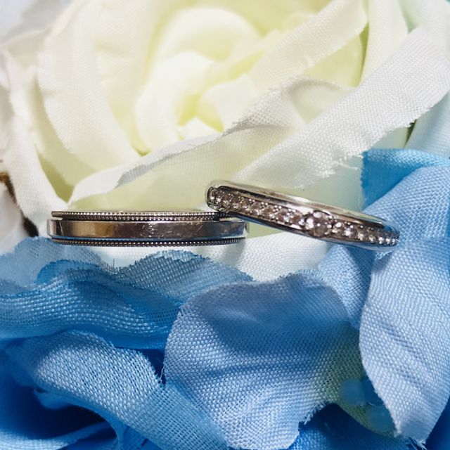 【ラザール ダイヤモンド(LAZARE DIAMOND)の口コミ】 カテゴリーとしては結婚指輪になりますが、私の場合はこちらを婚約指輪と…