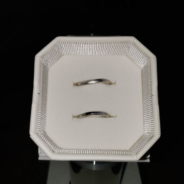 【4℃ BRIDAL(ヨンドシーブライダル)の口コミ】 普段使いになるのでシンプルな中にもデザイン性のあるものを選びましたが…