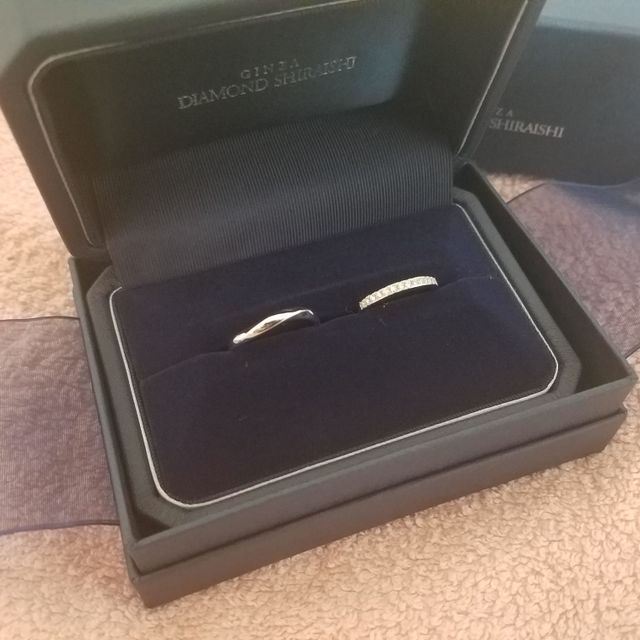 【銀座ダイヤモンドシライシの口コミ】 エタニティリングで鍛造製法でサイズ変更も効くというところに大きなメリ…