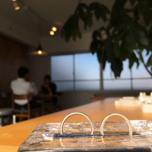 【mina.jewelry(ミナジュエリー)の口コミ】 結婚指輪は一生身につけるものだからこだわりたい！というのが二人の希望…