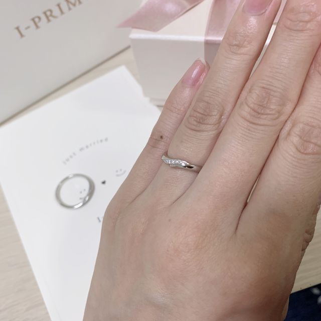 【アイプリモ(I-PRIMO)の口コミ】 「シンプルで長くつけられる、でも少しおしゃれでペア感のある指輪」を探…