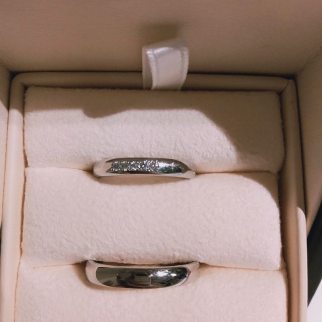 【Desserts(デザート)の口コミ】 細めの指輪はデザインも可愛く見た感じも可愛いので最初は細みばかり見て…