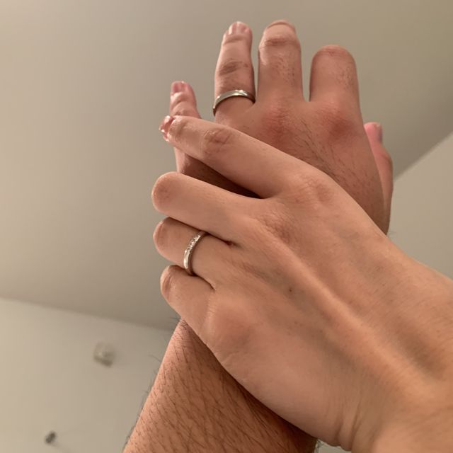 【銀座ダイヤモンドシライシの口コミ】 他の人の指輪と被りたくないのとアフターサービスが良いところ、デザイン…