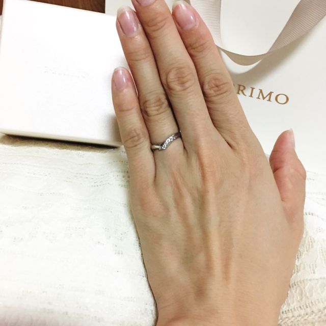 【アイプリモ(I-PRIMO)の口コミ】 ダイヤが自分からはキラキラとして見え、他人からはそこまでキラキラと見…