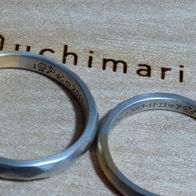 【uchimari(ウチマリ)の口コミ】 初めは他のブランド見て指輪を探していましたが既製品に私達二人があまり…
