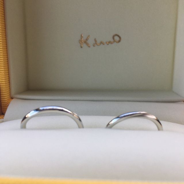 【ケイウノ ブライダル(K.UNO BRIDAL)の口コミ】 彼が職場の同僚からケイ・ウノをオススメされ、エンゲージリングを送って…