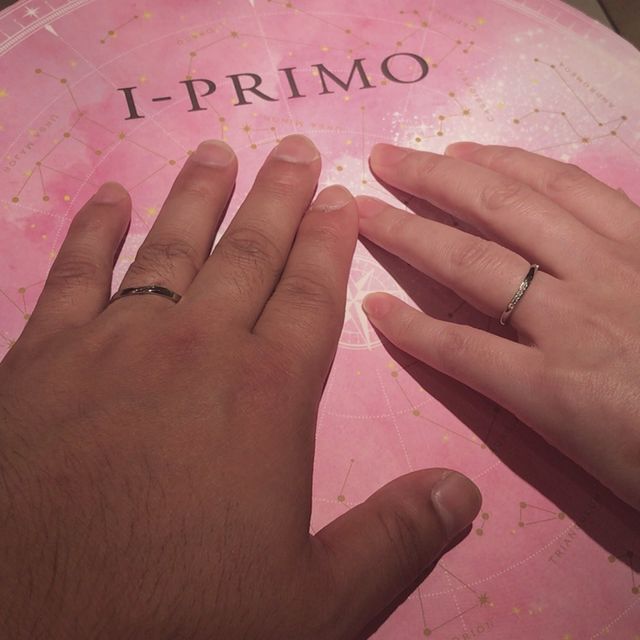 【アイプリモ(I-PRIMO)の口コミ】 常に付けていたかったのでシンプルなものを求めておりましたがメレダイヤ…