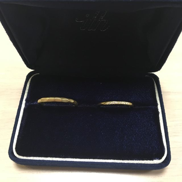【ith(イズ)の口コミ】 お互いの好みの指輪があったからです。私の指輪はハーフエタニティで、石…