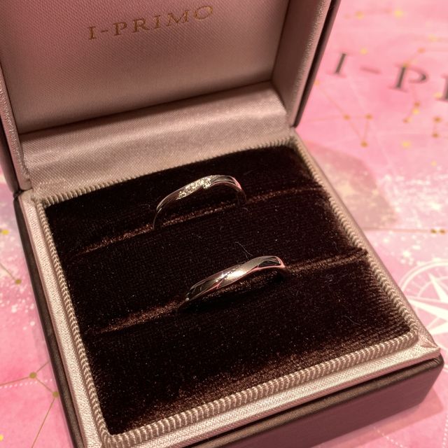【アイプリモ(I-PRIMO)の口コミ】 婚約指輪をもらったので、アイプリモさんで購入することは決まっていまし…