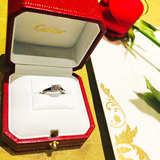 【カルティエ(Cartier)の口コミ】 ずっと夢のブランドでここと決めてました！
デザインやダイヤはもちろんで…