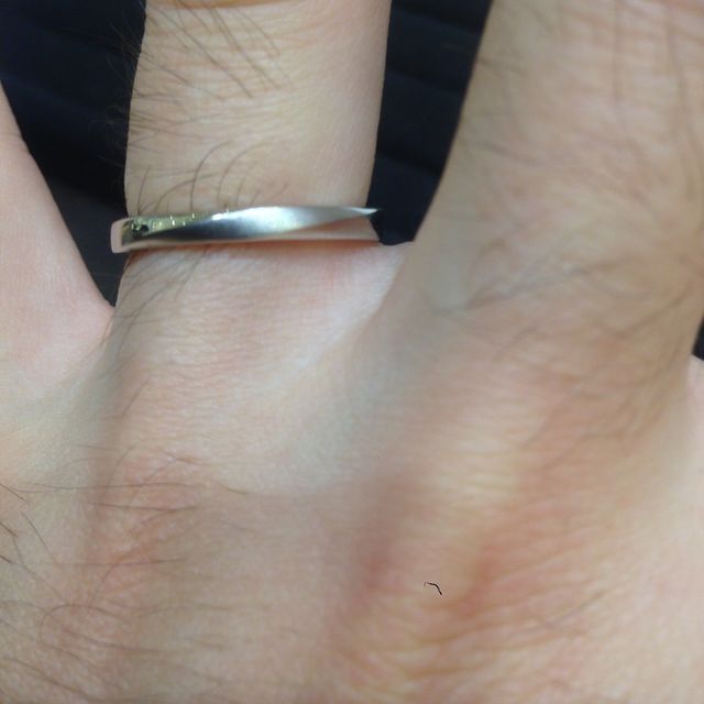 【TRECENTI(トレセンテ)の口コミ】 この価格でプラチナを買える事に驚きでした(((o(*ﾟ▽ﾟ*)o)))艶消しの拘りも…