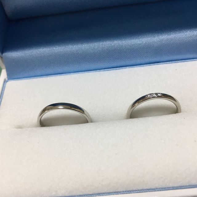 【GALA JEWELRY(ガラジュエリー)の口コミ】 シンプルなデザインでリングの薄さがありつけ心地も良かったので決めまし…