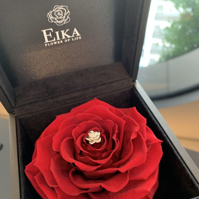 【EIKA(エイカ)の口コミ】 プローポーズではダイヤのみを頂き、最初の指輪へのリメイクはどのデザイ…