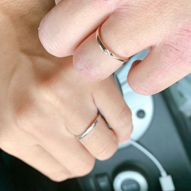 【SIENAROSE(シエナロゼ)の口コミ】 普通のデザインより少し珍しいものを選びたかったので、ねじりが入ってい…